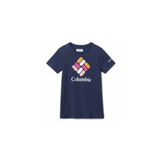 Columbia Rövid ujjú pólók MISSION LAKE SS GRAPHIC SHIRT Kék 6 Jahre