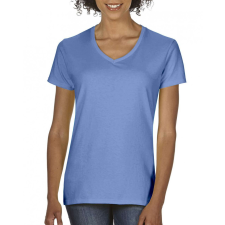 Comfort Colors Női póló Comfort Colors CC3199 v-nyakú póló -XL, Flo Blue női póló