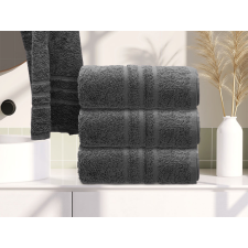  Comfort törölköző 50 x 100 cm sötétszürke, 100% pamut lakástextília