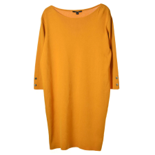 Comma sárga kötött női tunika – 44 női ruha