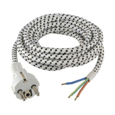Commel 0333 HO3RT-F 3x0,75mm2 2m vasaló kábel dugóval kábel és adapter