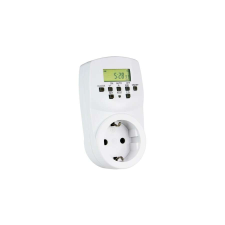 Commel Digitális időkapcsoló LCD kijelző 16 A / 3500 W villanyszerelés