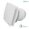 Commel elszívó ventilátor 120 mm, időzítővel, záró lamellával, golyóscsapágyas 16 W, 160 m³/h , 34 dB