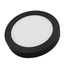 Commel LED panel kerek 24W 2700/4000/6500K 245mm fekete villanyszerelés