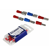 Commel Szigetelt csúszósaru - hüvely, 1.5-2.5mm2, 4,8mm, 25db/csomag, COMMEL villanyszerelés