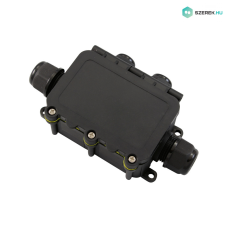 Commel tömszelencés kötődoboz IP68, 4 x 8-12mm villanyszerelés