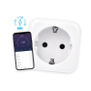 Commel wifi okos dugalj, időzitő, Fogyasztásmérővel - 16 A, max.3500 W, 2,4 GHz,