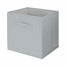 Compactor BOSTON Összecsukható tárolódoboz (könyves)polcra, 31×31×31 cm, szürke (3370910122404 ) bútor