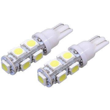 Compass Iránytű izzó 9 SUPER LED 12V T10 Fehér 2db led izzó