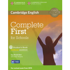 COMPLETE FIRST SCHOOLS 2015 SB-K+CR nyelvkönyv, szótár