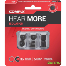 Comply Isolation T-100 memóriahab fülilleszték S fekete audió kellék