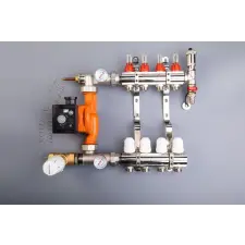 Computherm MF01 1"-os beépített 6 leágazásos szelepes gyűjtő villanyszerelés