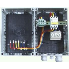 Comtec háromfázisu fogyasztásmérő szekrény 25A kismegszakitóval villanyszerelés