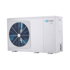 CONCEPT MONO monoblokk levegő-víz hőszivattyú, 3kW kieg. fűtés, R290, 230V, 10kW hőszivattyú