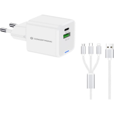 Conceptronic ALTHEA16W mobiltelefon töltő Univerzális Fehér AC Gyorstöltés Beltéri (ALTHEA16W) mobiltelefon kellék