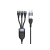 Conceptronic ETTA06B15 USB 3-in-1 PD 3.0 100W Fast Charging Cable