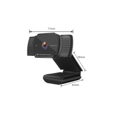 Conceptronic webkamera - amdis02b (2592x1944 képpont, auto-fókusz, 30 fps, usb 2.0, univerzális csipesz, mikrofon) webkamera