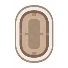  Conceptum Hypnose Carpet (80 x 150) Brown Sftkece048-Oval lakástextília