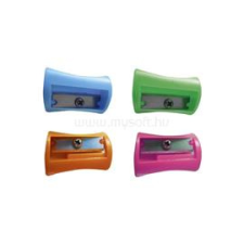 Connect Hegyező 1 lyukú műanyag különféle színek (CONNECT_65126) hegyező