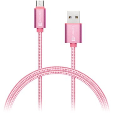 Connect IT Wirez Premium Metallic micro USB 1m rose kábel és adapter