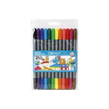 Connect Rostirón, filctoll készlet, DUO kétvégű 12 klf. Szín (CONNECT_611473) filctoll, marker