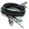 Connection FS2-550.2 2 csatornás RCA jelkábel 5,5 m vezérlőszállal, UCS árnyékolással, Soft Touch