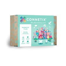  Connetix csempe - Mágneses építőkészlet Pastel XL 120 db mágneses építőjáték