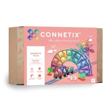  Connetix Pastel XXL mágneses építőcsempe készlet, 202 db barkácsolás, építés