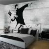 Consalnet Banksy Hooligan with Flowers fotótapéta