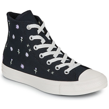 Converse Magas szárú edzőcipők CHUCK TAYLOR ALL STAR EMBROIDERED FLOWERS Fekete 36 női cipő
