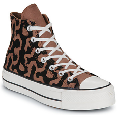 Converse Magas szárú edzőcipők CHUCK TAYLOR ALL STAR LIFT PLATFORM LEOPARD REMIX Barna 39