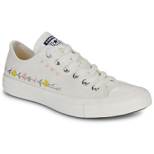 Converse Rövid szárú edzőcipők CHUCK TAYLOR ALL STAR EMBROIDERED FLOWERS Bézs 36 női cipő