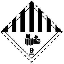 CONVOY Matrica ADR számozott információs címke