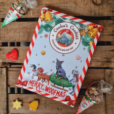  Cooka's Merry Woofmas Gluténmentes Adventi Kalendárium Kutyáknak jutalomfalat kutyáknak