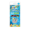 COOL BY VICTORIA Színes ceruza készlet, háromszögletű, kétvégű, COOL BY VICTORIA "Duocolor", 24 különböző szín