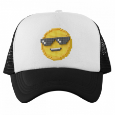  Cool mosoly Emoji - Trucker Hálós Baseball Sapka női sapka