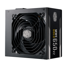Cooler Master Tápegység MWE 650W, 12cm, 80+ Gold V2, Aktív PFC tápegység