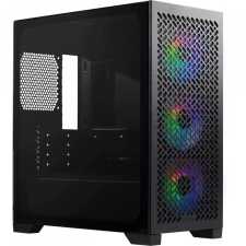 CoolerMaster Elite 302 fekete + 3 db ARGB ventilátor (E302-KGNN-S00) számítógép ház