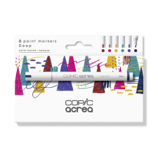 COPIC Acrea dekormarker készlet Deep 6 db filctoll, marker