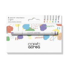 COPIC Acrea dekormarker készlet Light 6 db filctoll, marker