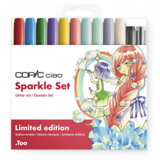 COPIC Ciao alkoholos marker készlet - Sparkle Set - Limited Edition (1 csomag) filctoll, marker