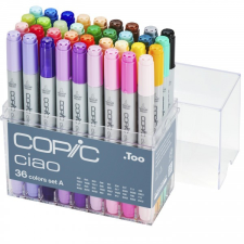 COPIC Grafikai filctoll készlet A, Copic Ciao Set A (36 db) filctoll, marker