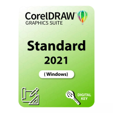 COREL DRAW Standard 2021 (1 eszköz / Lifetime) (DE) (Elektronikus licenc) multimédiás program