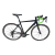 Corelli The Race CR 2000 könnyűvázas országúti kerékpár 52 cm Fekete-Zöld