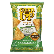 Corn Up Tortilla chips CORN UP hagymás tejfölös 60g reform élelmiszer
