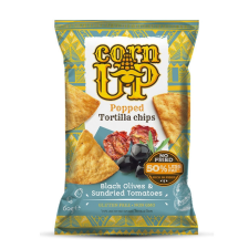  Corn Up tortilla chips fekete olivabogyó és paradicsom ízű 60 g reform élelmiszer