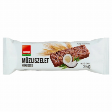 Cornexi Food Kft. Coop kókuszos müzliszelet 25 g csokoládé és édesség