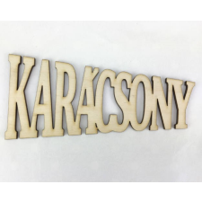 Corolla Exp-Imp. Kft Fa felirat "KARÁCSONY" trapéz dekorációs kellék