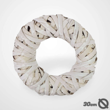 Corolla Exp-Imp. Kft Háncskoszorú fémvázon 29cm 10/# dekorációs kellék