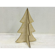 Corolla Exp-Imp. Kft Natúr fa - 3D fenyő 24cm dekorációs kellék